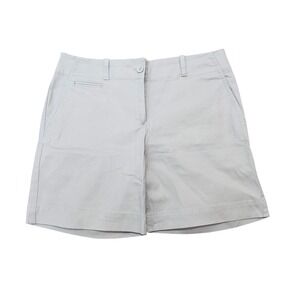 Talbots Women's Bermuda Shorts Size 10 Beige Stretch Chino Dressy Tailored‎